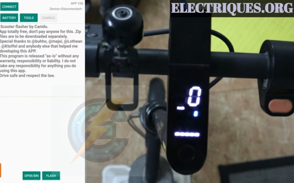 connecter trottinette électrique application smartphone