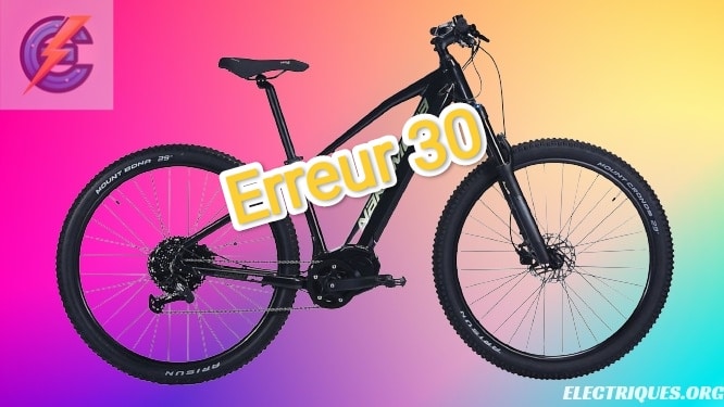 code erreur 30 vélo électrique nakamura