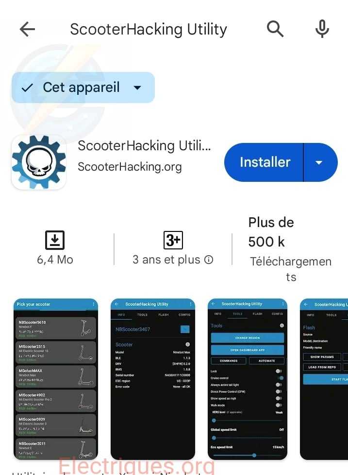 ScooterHacking Utility play store google play