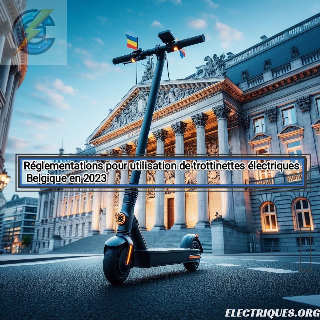 réglementation trottinette électrique belgique 2023
