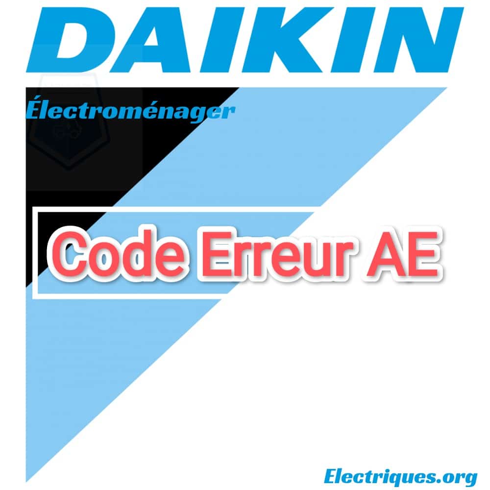 daikin code erreur ae